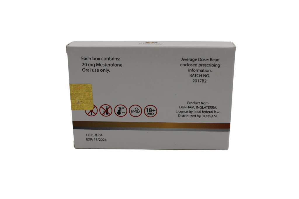 Proviron 20 mg 60 Tabletas de Durham | Suplementos Gym México