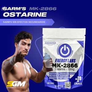 Con Mk-2866 (Ostarine) de Energy Labs, alcanza un nuevo nivel en desarrollo muscular magro y recuperación post-entrenamiento. ¡Supera tus expectativas con Ostarine!