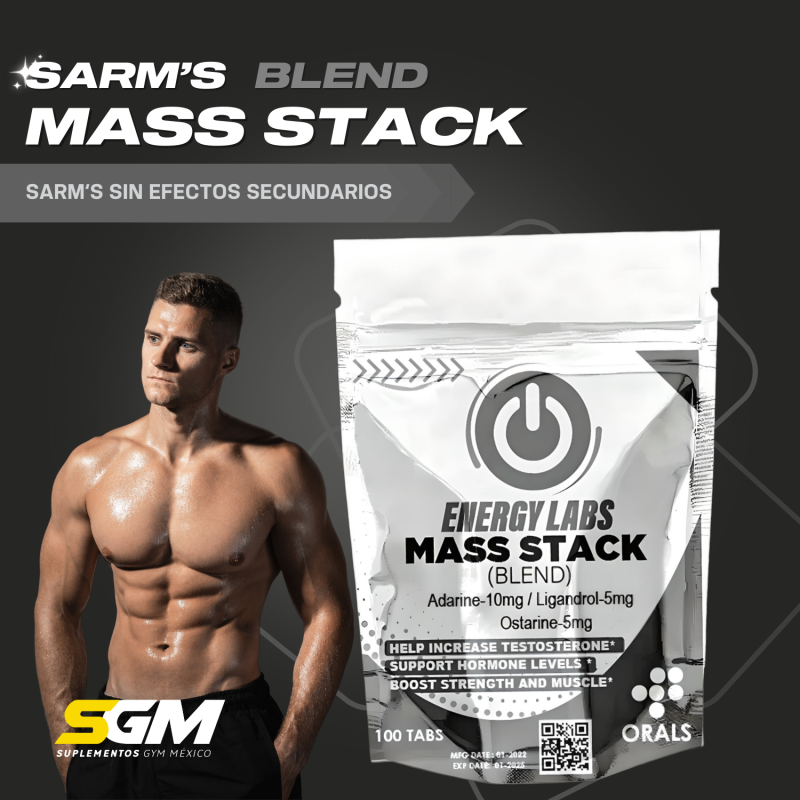 Mass Stack SARMs ideal para desarrollo muscular de Energy Labs puede transformar tu entrenamiento y ayudarte a conseguir un físico definido y poderoso.