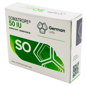 Maximiza tu potencial de crecimiento muscular con la Hormona Somatrope 50 IU de German Labs. Solución diseñada para estimular el crecimiento muscular.