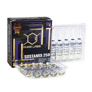 Sostamix 250 mg Ampolletas Pharlabs Premium