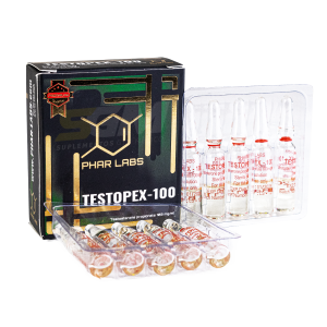 Testopex 100 mg Ampolletas Pharlabs Premium