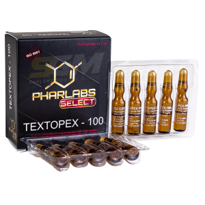 Caja de Textopex 100 Select con Testosterona Propionato 100 mg/ml
